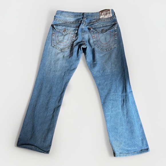 True Religion Other - True Religion Ricky‎ Big T Jeans 32 Blue Flap Pocket Relaxed Straight